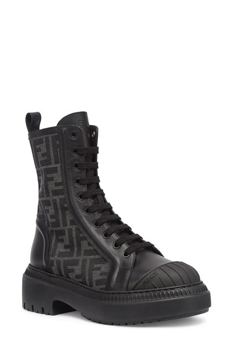 fendi domino combat boots|Fendi 'domino' Combat Boot .